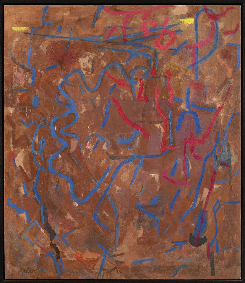 Perle Fine, Untitled, 1951
Oil on canvas, 43 5/8 x 37 5/8 in. (110.8 x 95.6 cm)
FIN-00141