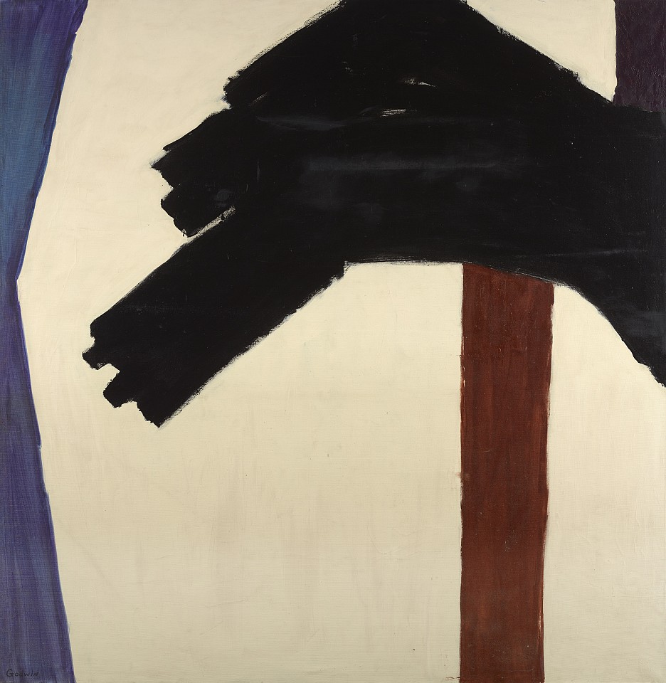 Judith Godwin, Black Pagoda | SOLD, 1958-59
Oil on canvas, 60 x 59 in. (152.4 x 149.9 cm)
GOD-00052