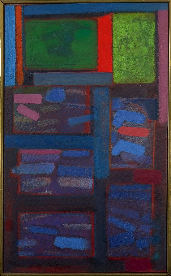 Yvonne Thomas, Night Window II | SOLD, 1964
Oil on canvas, 26 1/2 x 16 1/4 in. (67.3 x 41.3 cm)
THO-00080