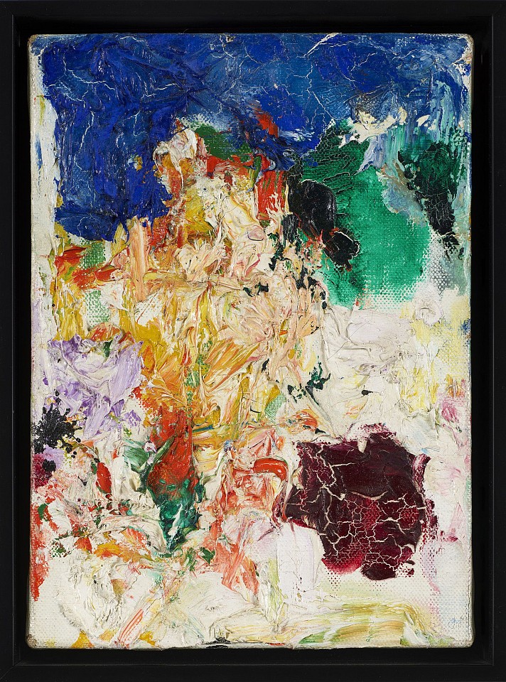 Shirley Goldfarb, Untitled, c. 1958
Oil on linen, 8 3/4 x 6 3/8 in. (22.2 x 16.2 cm)
GOL-00002