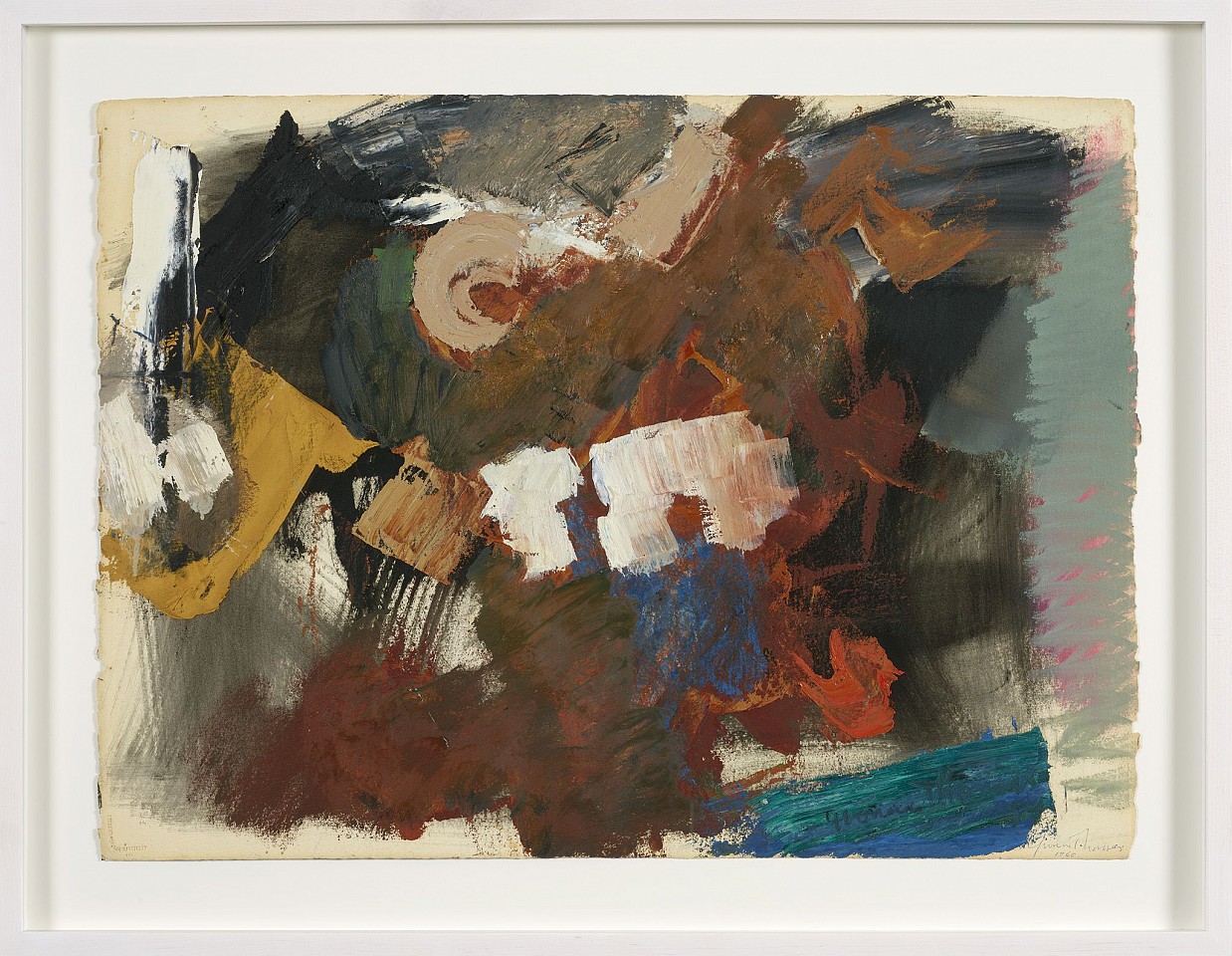 Yvonne Thomas, Untitled, 1960
Oil on paper, 22 1/2 x 30 1/2 in. (57.1 x 77.5 cm)
THO-00242