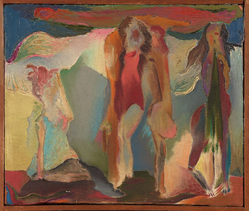 Joyce Weinstein, Bathers, 1949
Oil on canvas, 10 x 12 in. (25.4 x 30.5 cm)
WEI-00040
