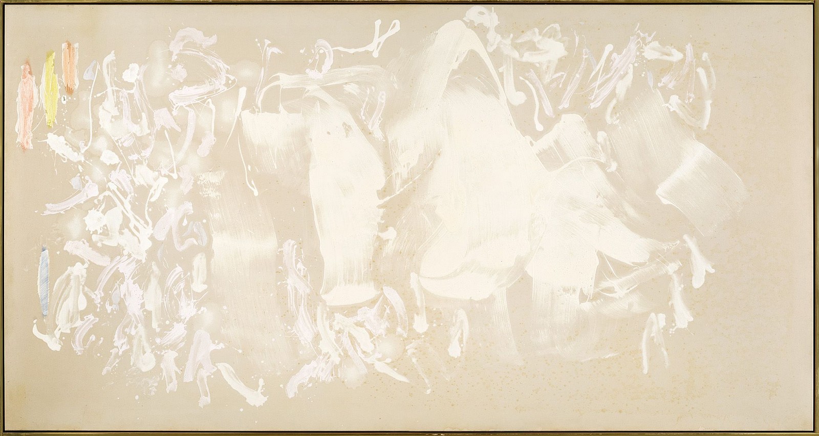 Dan Christensen, Atlantic Champagne, 1979
Acrylic on canvas, 69 1/2 x 131 1/2 in. (176.5 x 334 cm)
CHR-00093