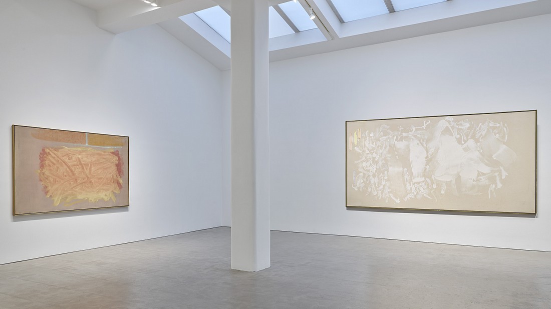 Dan Christensen: Calligraphic Stains & Scrapes (Paintings from 1977 to 1984) - Installation View