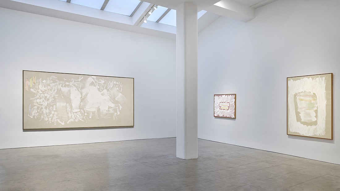 Dan Christensen: Calligraphic Stains & Scrapes (Paintings from 1977 to 1984) - Installation View