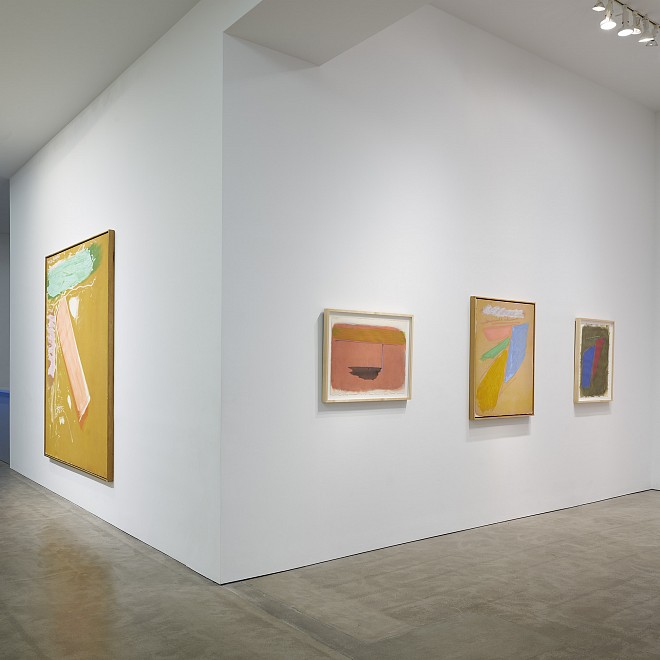 Dan Christensen: Calligraphic Stains & Scrapes (Paintings from 1977 to 1984) - Installation View