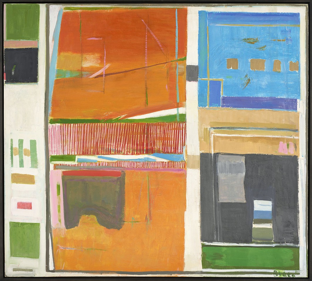 Janice Biala, Untitled (Orange Interior), 1967
Oil on linen, 57 1/2 x 63 7/8 in. (146.1 x 162.2 cm)
BIAL-00006