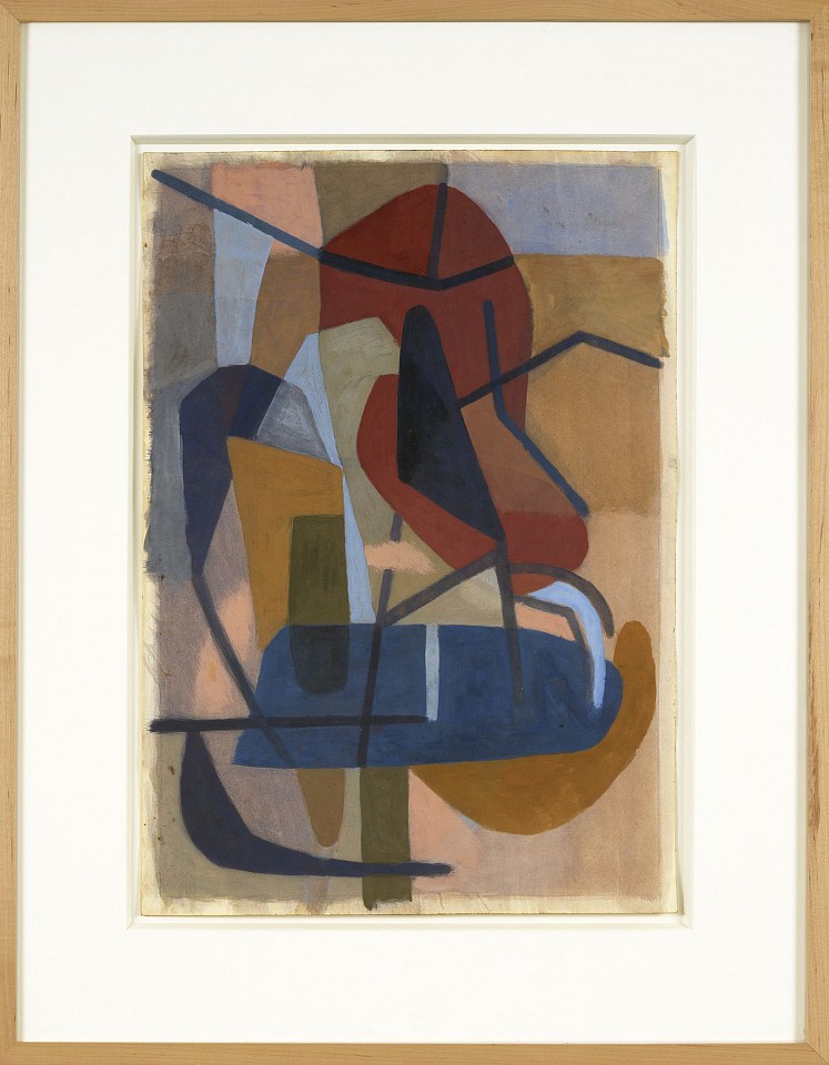James Brooks, Untitled, c. 1946
Gouache on paper, 20 x 14 in. (50.8 x 35.6 cm)
BRO-00008
