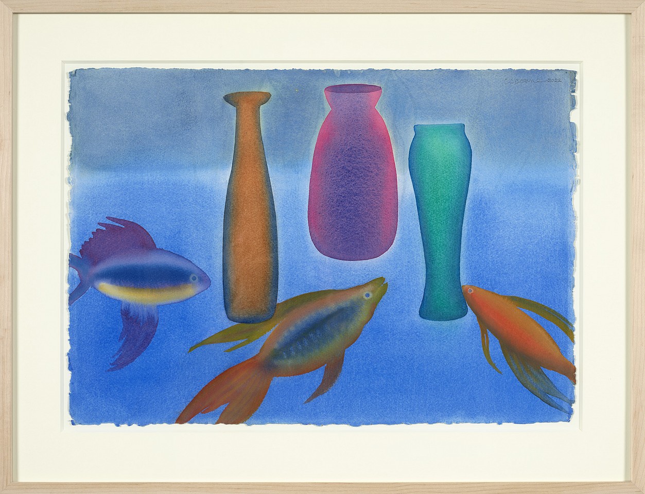 Elizabeth Osborne, Fish Bowl, 2022
Watercolor on paper, 15 x 22 in. (38.1 x 55.9 cm)
OSB-00634