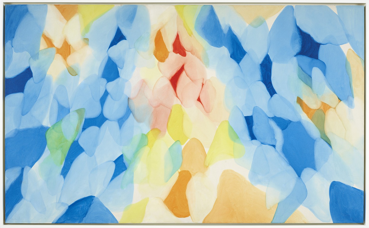 Alice Baber, The Blue Drum Path to the Open Coast, 1977
Oil on canvas, 40 x 66 in. (101.6 x 167.6 cm)
BAB-00028
