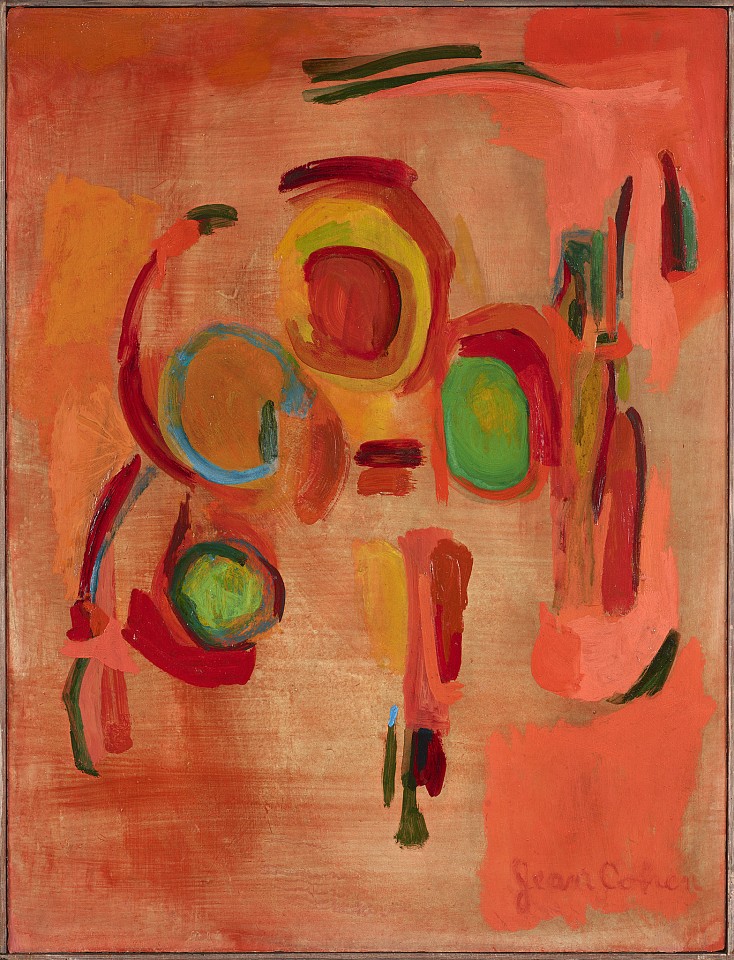 Jean Cohen, Untitled, 1953 - 1954
Oil on masonite, 33 x 25 in. (83.8 x 63.5 cm)
JCOH-00002