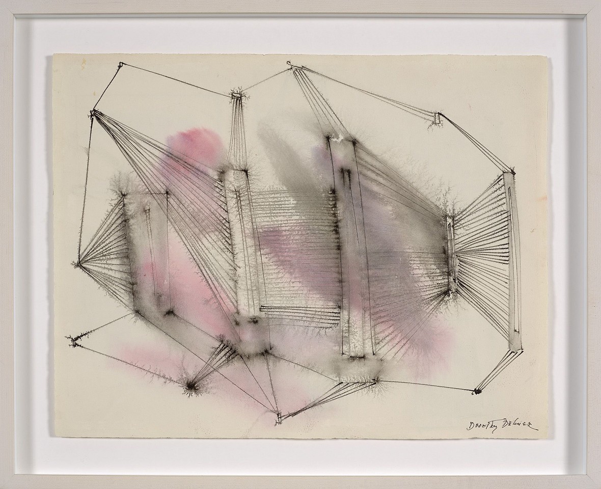 Dorothy Dehner, Untitled, c. 1950
Ink and watercolor on paper, 15 3/4 x 20 1/4 in. (40 x 51.4 cm)
DEH-00027