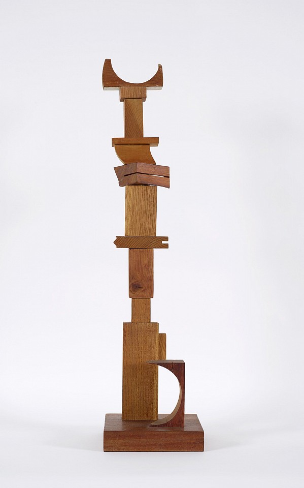 Dorothy Dehner, Sentry 1 (Minotaur), 1978
Wood construction, 31 x 8 x 6 1/2 in. (78.7 x 20.3 x 16.5 cm)
DEH-00064