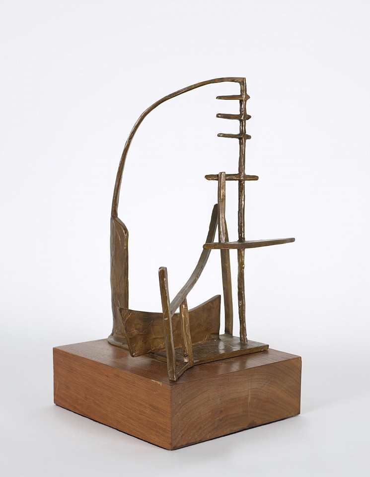 Dorothy Dehner, Arabesque, 1976
Bronze on wood base, 15 x 8 1/2 x 7 3/4 in. (38.1 x 21.6 x 19.7 cm)
DEH-00126