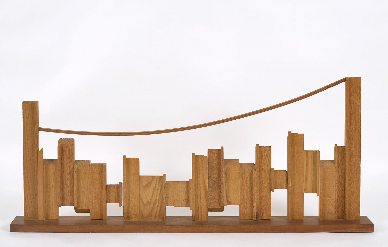 Dorothy Dehner, The City to the Bridge, 1970
Wood construction, 14 1/2 x 34 x 3 in. (36.8 x 86.4 x 7.6 cm)
DEH-00004