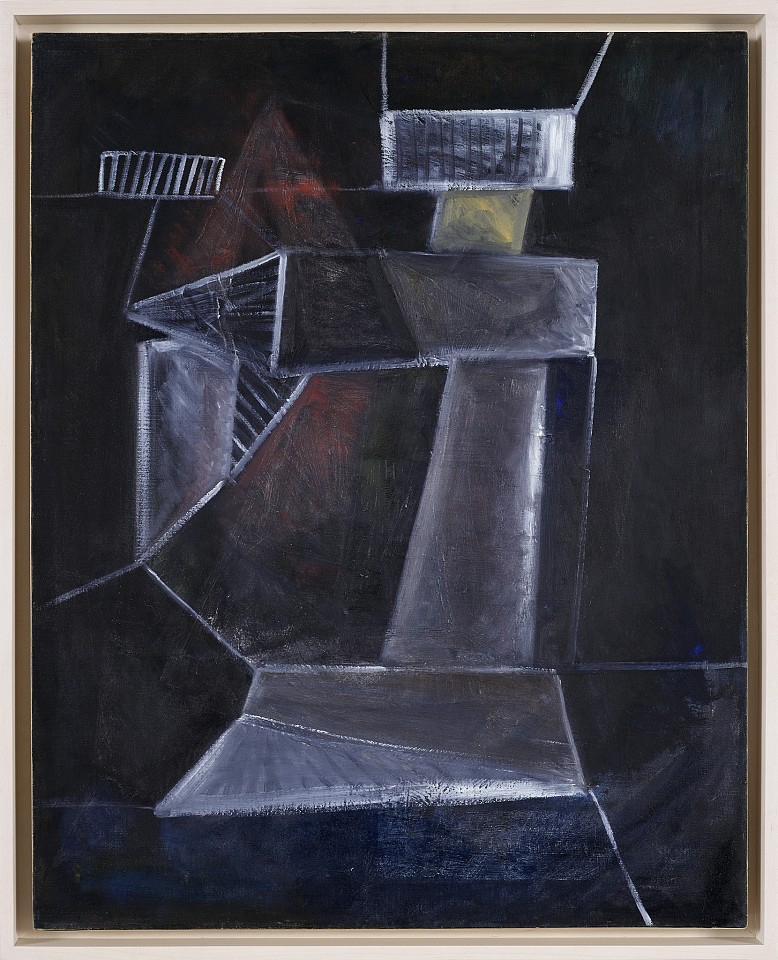 Dorothy Dehner, Dark Passage (New City), 1953
Oil on linen, 30 x 24 in. (76.2 x 61 cm)
DEH-00129