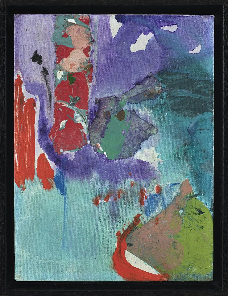 Libbie Mark, Collage Painting #107 | SOLD, c. 1965
Acrylic, paper and fabric collage on canvas, 12 x 9 in. (30.5 x 22.9 cm)
MARK-00025