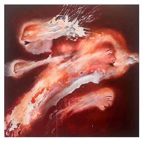 Katinka Huang, Don't act like we're running out of time, 2024
Acrylic, ink, and pastel on canvas, 48 x 48 in.
HUA-00001