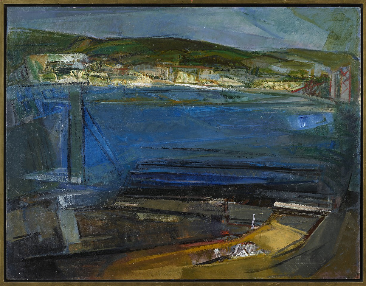 Emiko Nakano, View #3 Bay Area (Richmond), 1952
Oil on canvas, 34 x 44 in.
NAK-00007