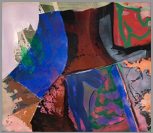 Syd Solomon, Sentinel Seventy Nine, 1979
Acrylic and aerosol enamel on canvas, 66 x 76 in. (167.6 x 193 cm)
Â© Estate of Syd Solomon
SOL-00078