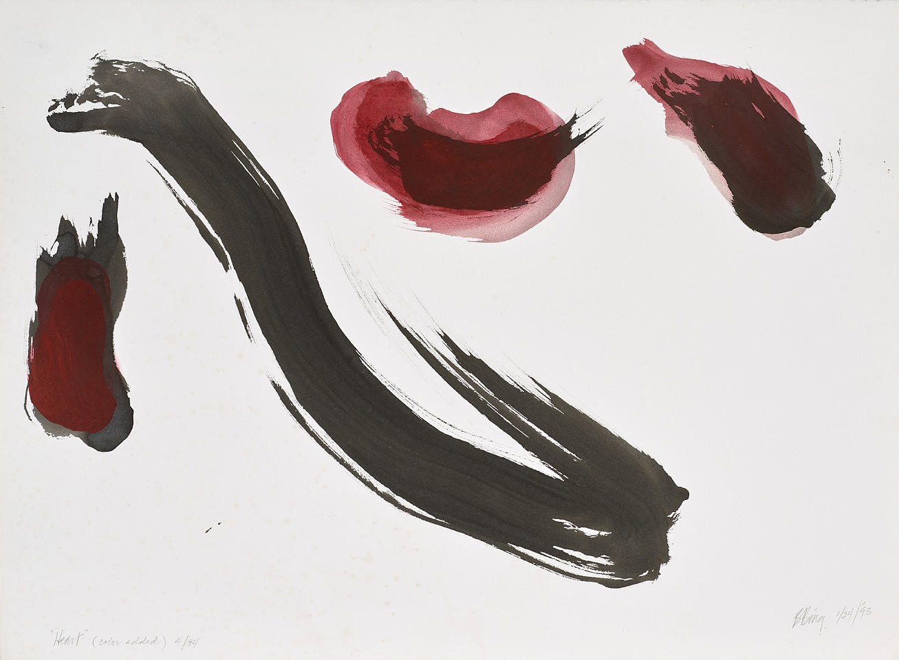 Bernice Bing, Heart, 1993/1994
Ink on paper, 22 1/2 x 30 in. (56.5 x 76.2 cm)
BIN-00047